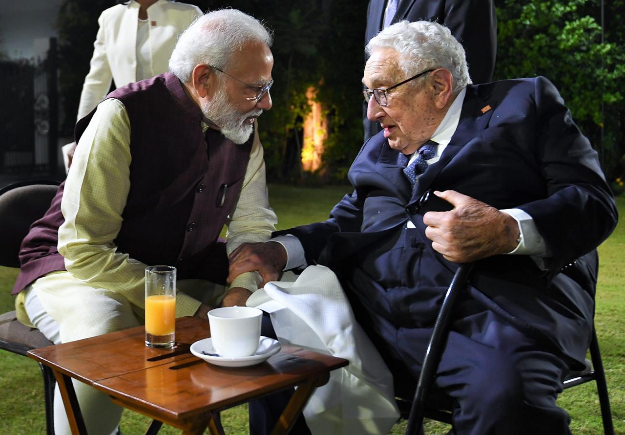 Henry Kissinger came to India in 2019 when he met Prime Minister Narendra Modi. 